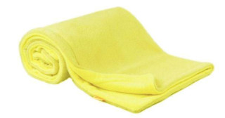 Pikniková deka fleece 140 x 200 cm Emitex ŽLUTÁ