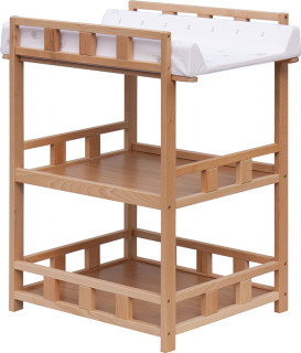 Přebalovací pult Jáš přírodní ECO - Hvězdička - Bílá