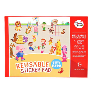 Znovupoužitelné nálepky City Park Jarmelo