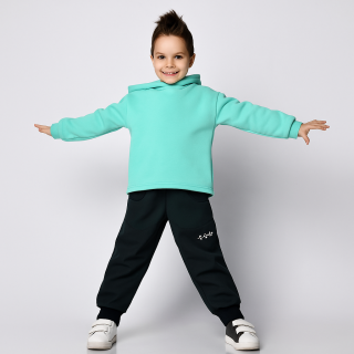 Černé softshell kalhoty s reflexním prvkem a lemem RDX