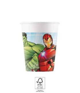 EKO papírové kelímky - Avengers 200ml/8 ks