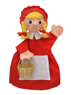 Maňásek Karkulka s copy 30 cm