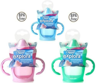 Netekoucí hrneček Explora dvouuchý 9 m+, 260ml