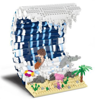 Stavebnice mini Surfovací vlna 1 471 ks Koco