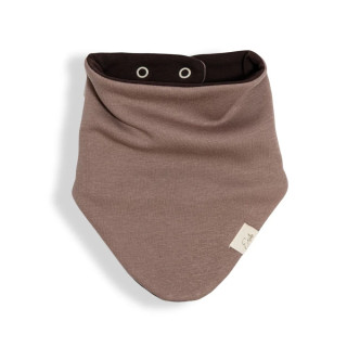 Šátek na krk bavlna Warmkeeper brown Vel. 0 - 3 roky Esito
