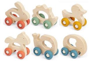 Zvířátko na kolečkách Bigjigs Toys 