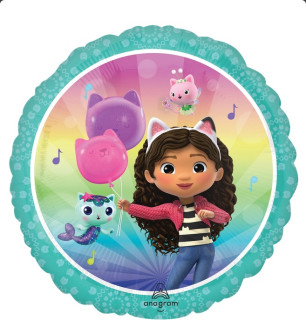 Kruh - Gábinin kouzelný domek 43 cm - fóliový balónek