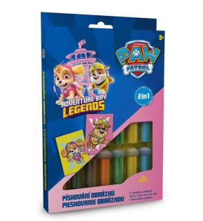 Pískování obrázků 2v1 Tlapková Patrola - Skye&Rubble