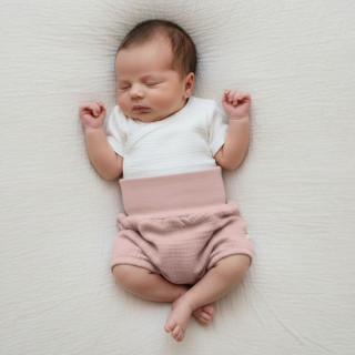 Kojenecké kraťasy mušelín Růžová Baby Service