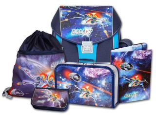 Školní aktovkový set ERGO ONE Galaxy 5-dílný