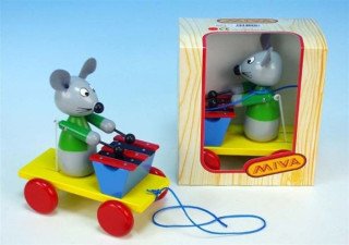 Tahací myš s xylofonem