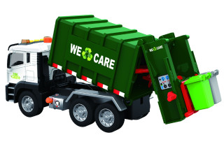 Auto úklidové s popelnicemi a efekty 31,5 cm