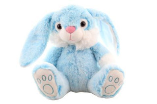 Plyšový králík modrý 23 cm