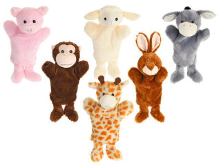 Maňásek zvířátko plyšové 25 cm, 0 m+