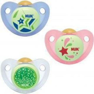 Šidítko na spaní latexové Den a Noc svítící 0-6 m Nuk