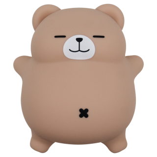 LED silikonová noční lampička - chrápající medvídek Mary's 