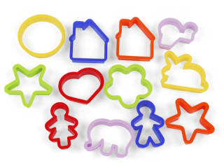 Vykrajovátka na cukroví 10 ks tvary