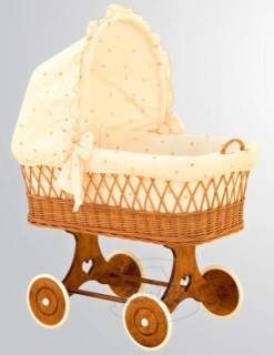 Boudička k proutěnému koši Šárka béžová   