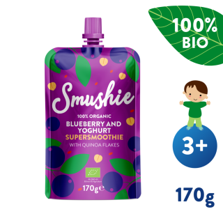 Salvest BIO Ovocné smoothie s borůvkami, jogurtem a quinoou (170 g)