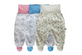 Bavlněné polodupačky Sovy Baby Service