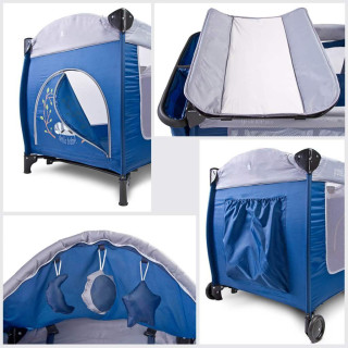 Cestovní postýlka CARETERO Grande Plus 2018 NAVY