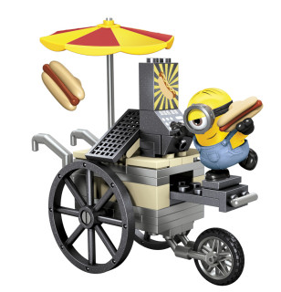 Mega Bloks Mimoňové základní set - Stuart s vozíkem