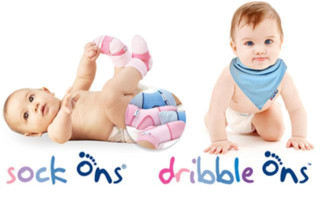 Sock ons - držák ponožek BÍLÁ 6-12 m