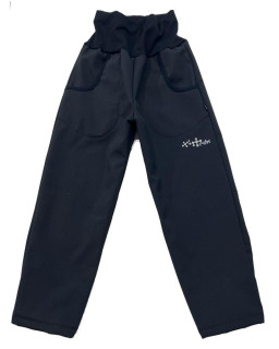 Černé softshell kalhoty s reflexním prvkem RDX