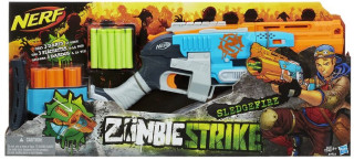 NERF Zombie pistole střílí 3 šipky najednou