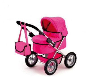 Kočárek pro panenky Trendy růžový