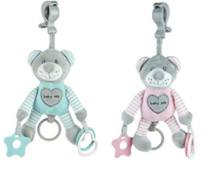 Plyšová hračka s vibrací Baby Mix medvěd 