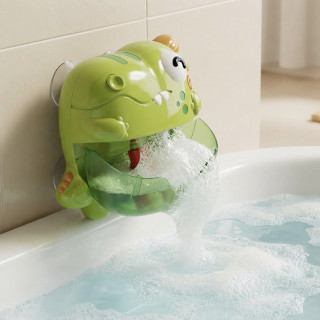 Interaktivní stroj na výrobu bublin do vany Dino