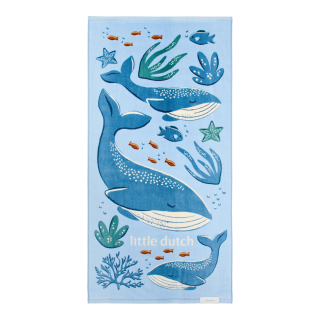 Plážová osuška  120 x 60 cm Ocean World Blue Little Dutch
