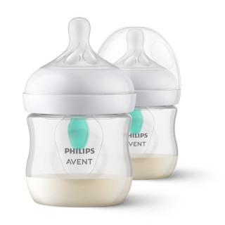 Láhev Natural Philips Avent Response s ventilem AirFree 125 ml, 0 m+, 2 ks