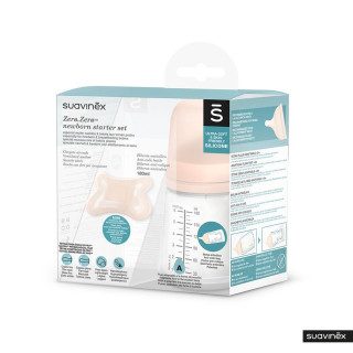 Antikoliková sada Zero Zero Suavinex - Láhev 180 ml A + dudlík Zero Zero -2/ 2M