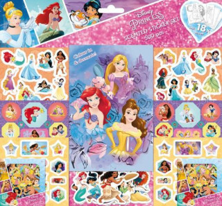 Samolepky s vůní 500 ks - Disney Princezny