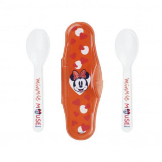 Sada 2 lžic s pouzdrem Minnie New Thermobaby