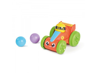 Závodní autíčko červené s vystřelovacími míčky Toomies