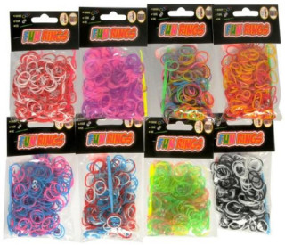 Udělej si svůj náramek - gumičky na pletení gumové mix barev 300 ks