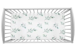 Prostěradlo Sleepee We Care Eukalyptus 120x60 cm Sleepee