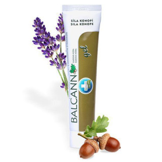Balcann Dubová kůra gel z konopí na hemeroidy