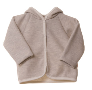 Kabátek svetrovina s kapucí MKcool Béžový