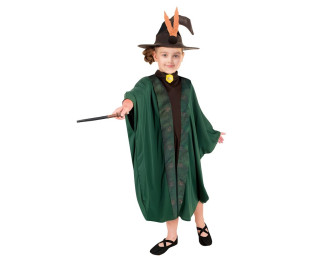 Kostým Kouzelník/Kouzelnice zelený