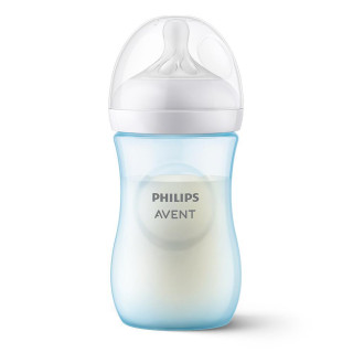 Láhev Natural Philips Avent Response 260 ml, 1 m+ Modrá