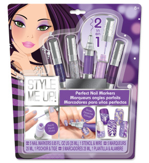 Wooky Perfektní nehty - fialové