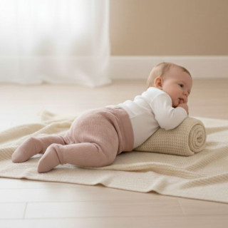 Polodupačky vzor obdélníky růžová Baby Service