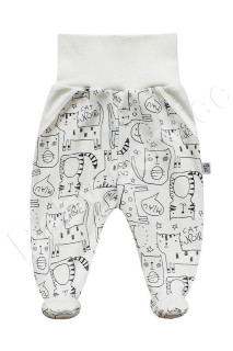 Bavlněné polodupačky Komiks kočky Baby Service