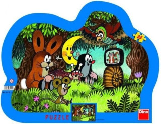 Puzzle večer u Krtečka 25 dílků