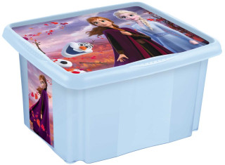 Úložný box s víkem velký "Frozen", Frozen II 45 l