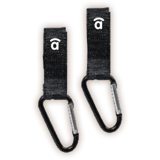 Uni karabinky na kočárek 2 ks Asalvo 